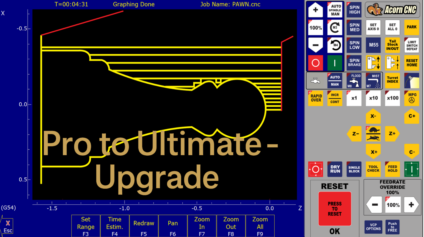 Centroid CNC12 Lathe Software License for Acorn (4 Axis)