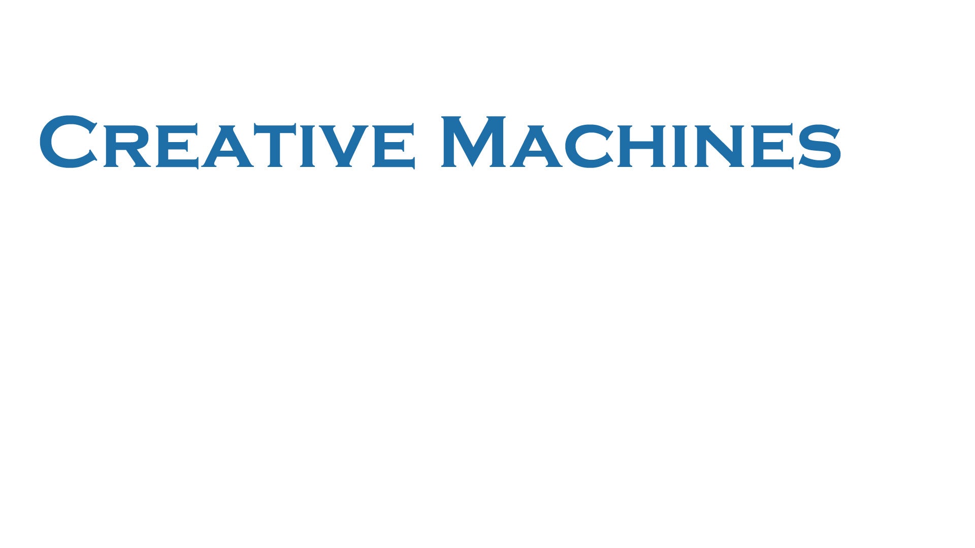 Controllers – Creative Machines